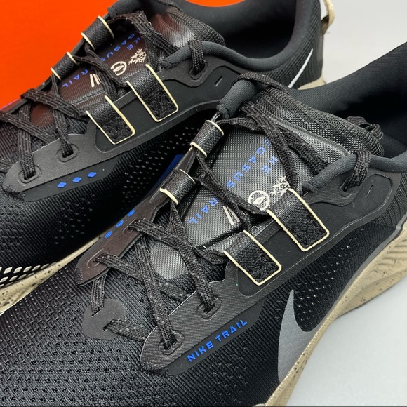 Rare Nike Pegasus Trail 3 Men’s Black Khaki Trail Running Shoes New - Picture 6 of 15